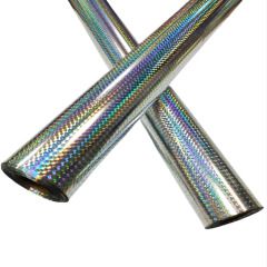 Double-sided transparent hot stamping foil