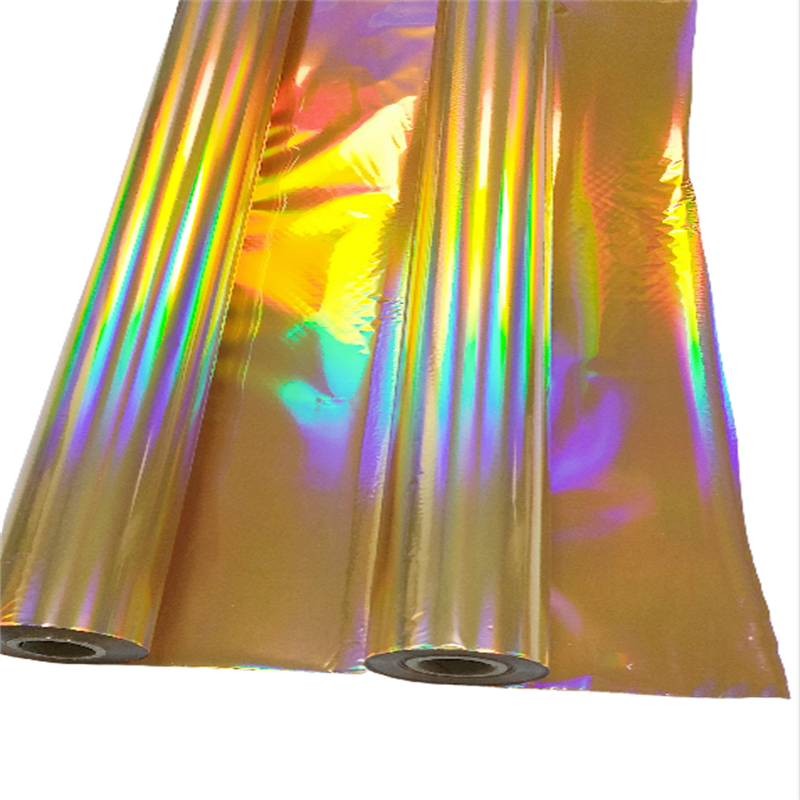 Double-sided holographic foil plain gold