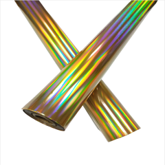 Double-sided holographic foil plain gold
