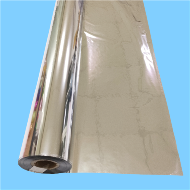 Transparent Plastic Stamping Double Side Gold Foil