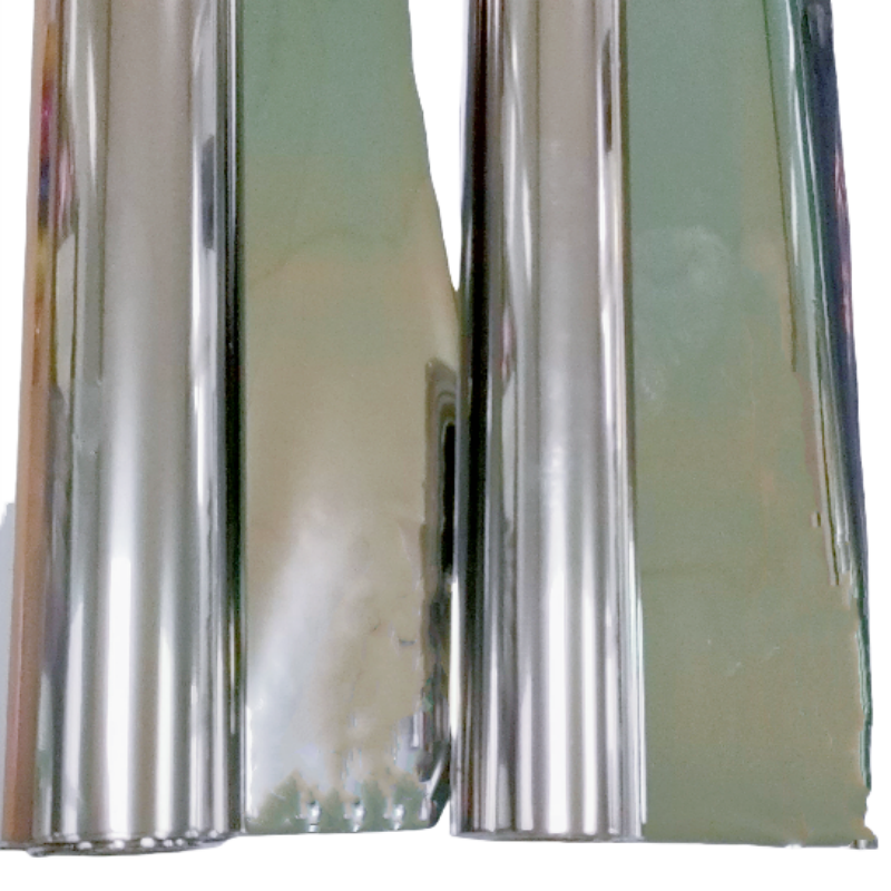 Double-sided hot stamping foil stamping clear plastic
