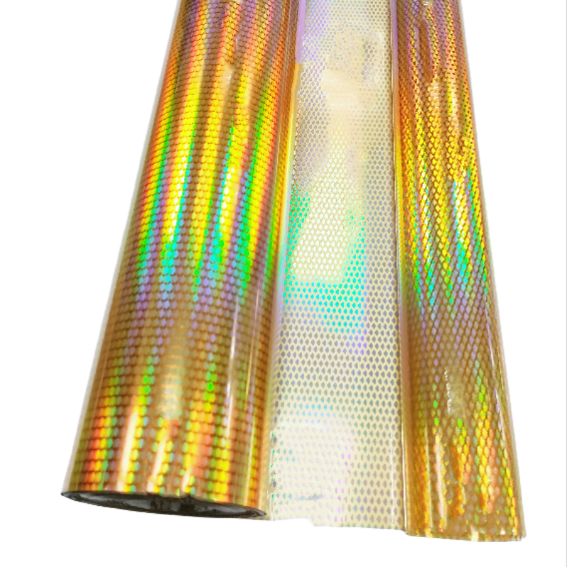 Aluminum Washed Holographic Foil Lure Stamping