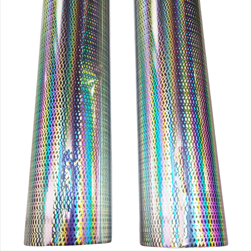 Laser foils for stamped lures