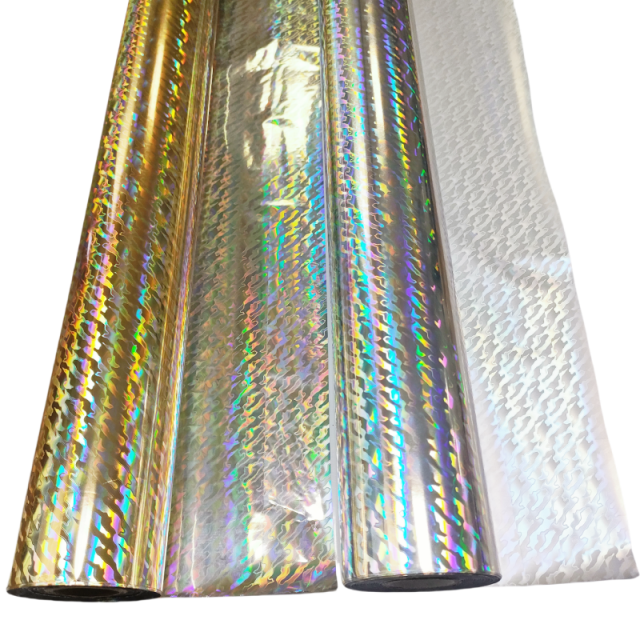 holographic stamped foils for fishing lures