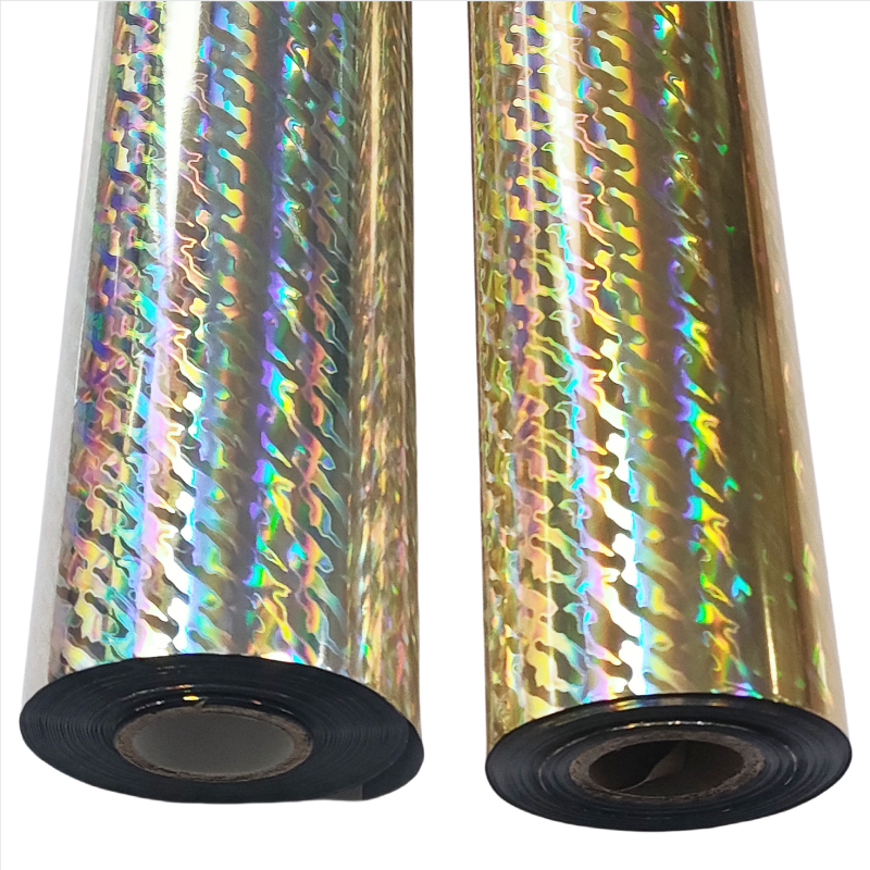 holographic stamped foils for fishing lures