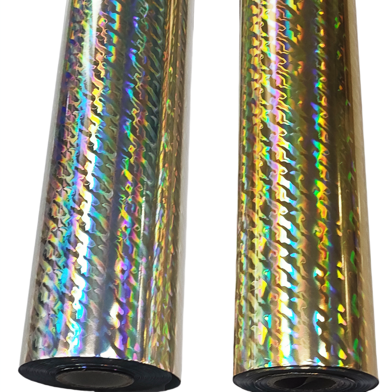 holographic stamped foils for fishing lures