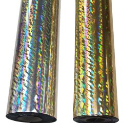 holographic stamped foils for fishing lures