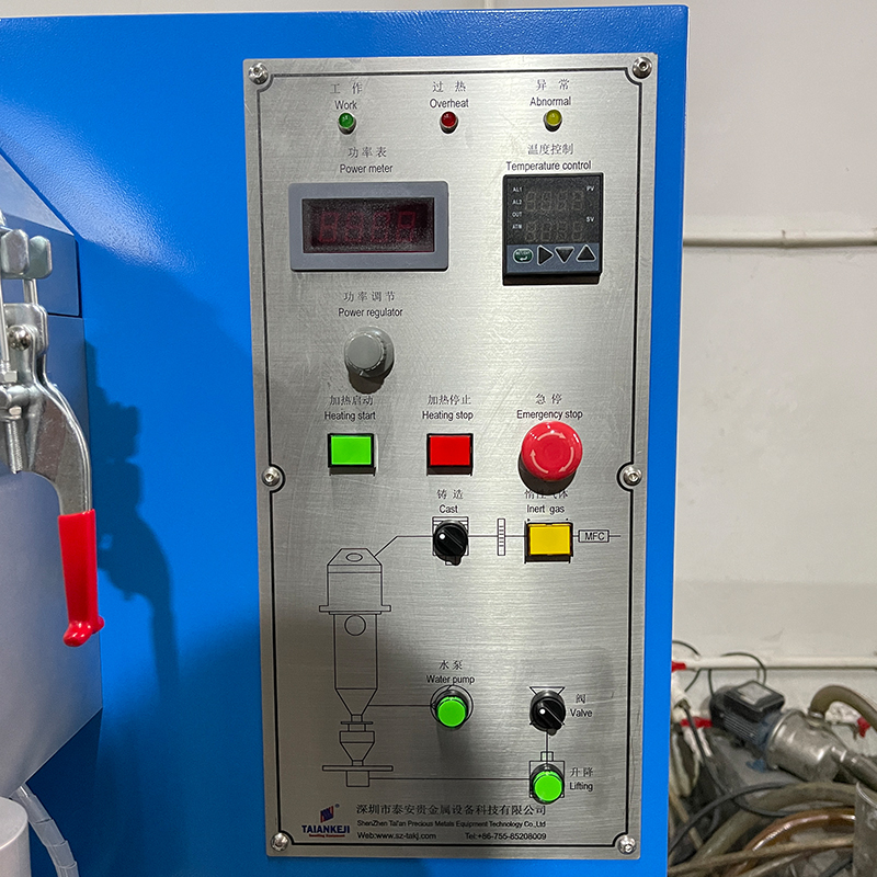 TAEANTECH 1-10kg Gold sliver copper Vacuum granulator machine