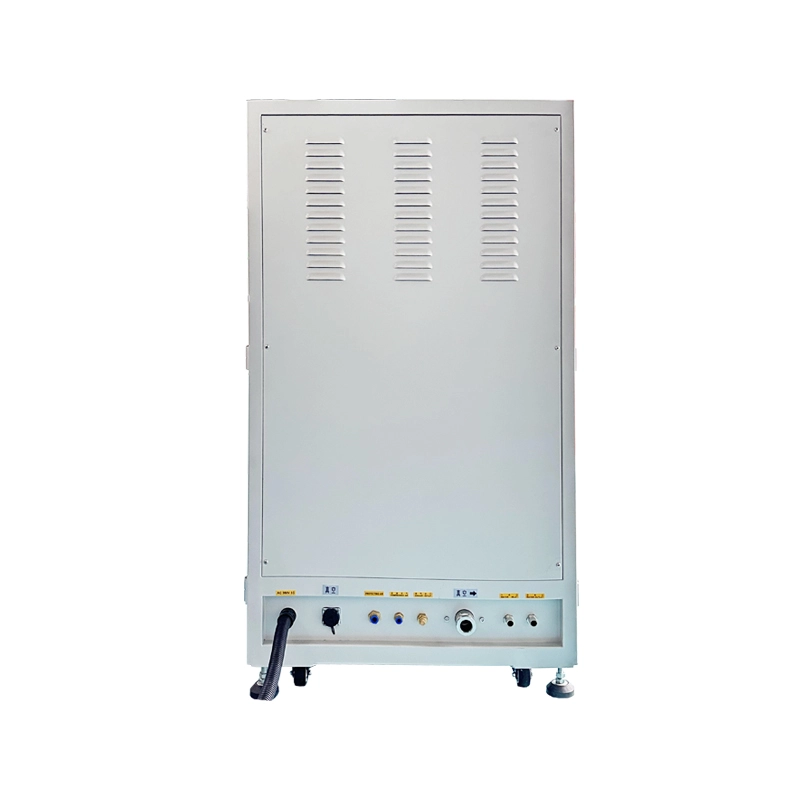 Vacuum pressure casting machine prepared for delivery