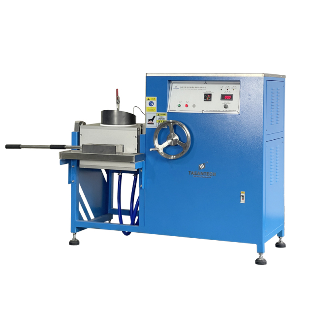 TAEANTECH 30kg-150kg handwheel tilt gold melting equipment