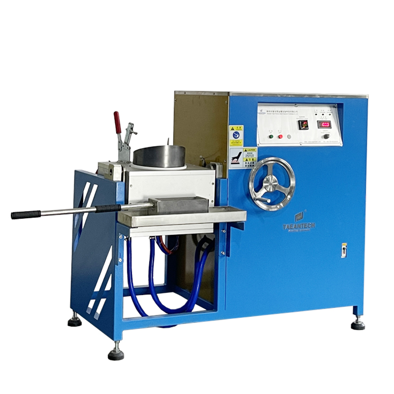 TAEANTECH 30kg-150kg handwheel tilt gold melting equipment