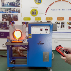 TAEANTECH 30kg-100kg Gold Silver Copper Automatic Pouring Melting Machine