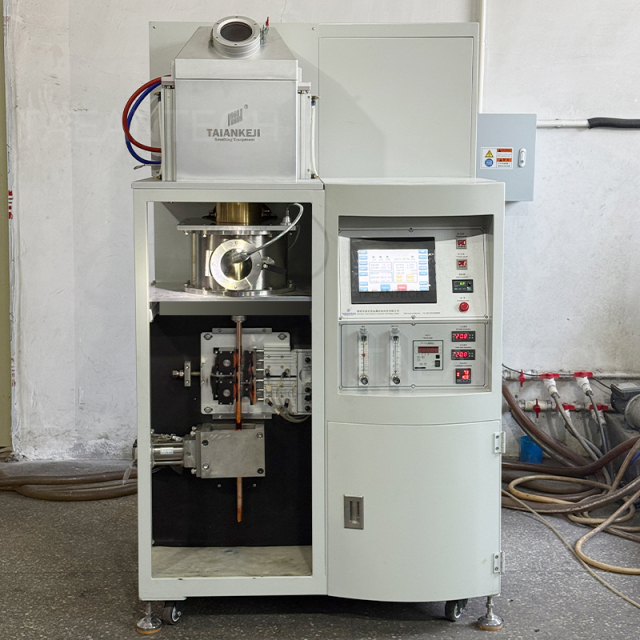 TAEANTECH 50kg High Vacuum Gold Silver Copper Continuous Casting Machine
