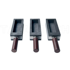 TAEANTECH Gold Graphite Strip Handle Molds For Melting Furnaces