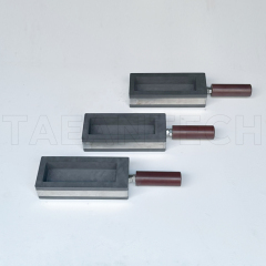 TAEANTECH Gold Graphite Strip Handle Molds For Melting Furnaces