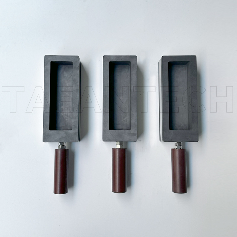 TAEANTECH Gold Graphite Strip Handle Molds For Melting Furnaces