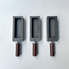 TAEANTECH Gold Graphite Strip Handle Molds For Melting Furnaces