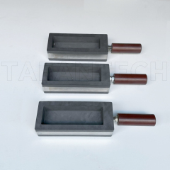 TAEANTECH Gold Graphite Strip Handle Molds For Melting Furnaces