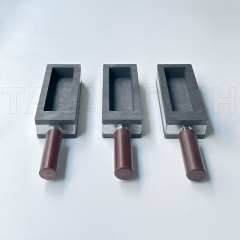 TAEANTECH Gold Graphite Strip Handle Molds For Melting Furnaces