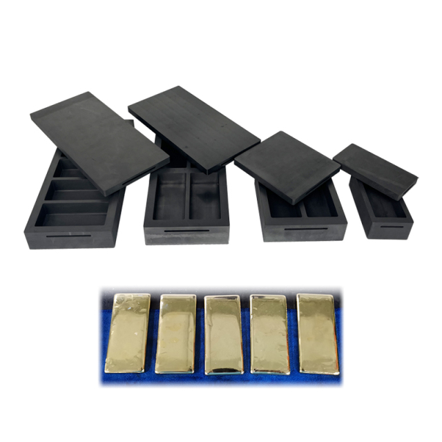 TAEANTECH Vacuum Gold bar Making Machine Gold Bar Mold 4Pcs*1kg Mold
