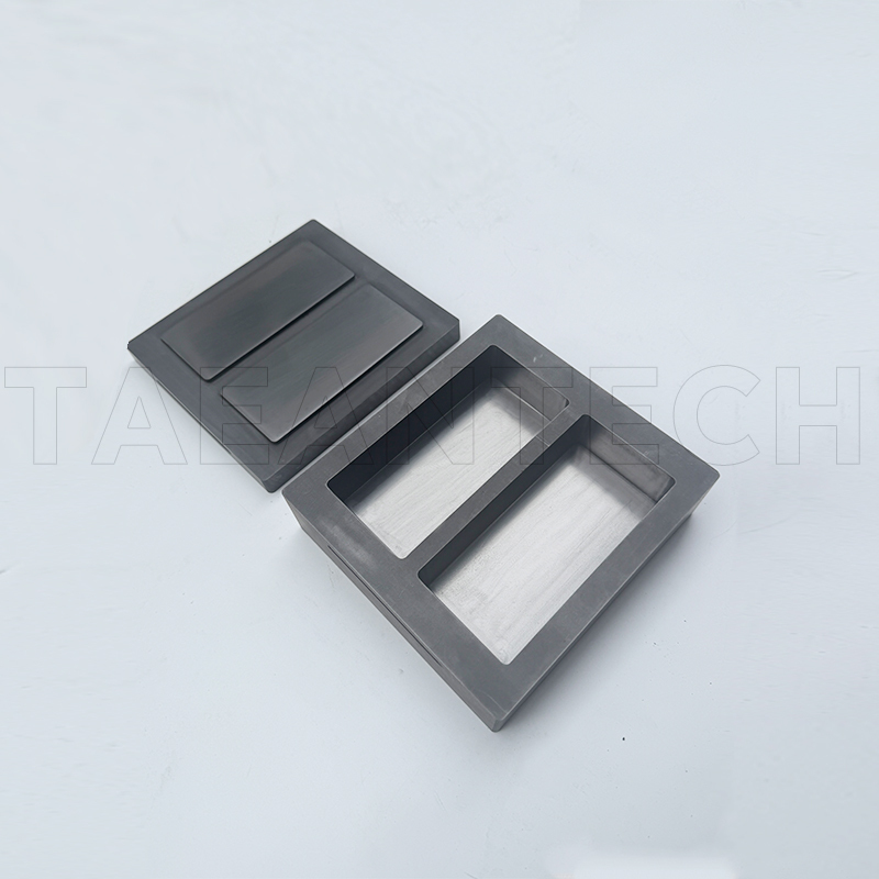 TAEANTECH Vacuum Gold bar Casting Machine Gold Bar Mold 2Pcs*1kg Mold