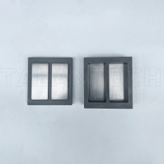 TAEANTECH Vacuum Gold bar Casting Machine Gold Bar Mold 2Pcs*1kg Mold