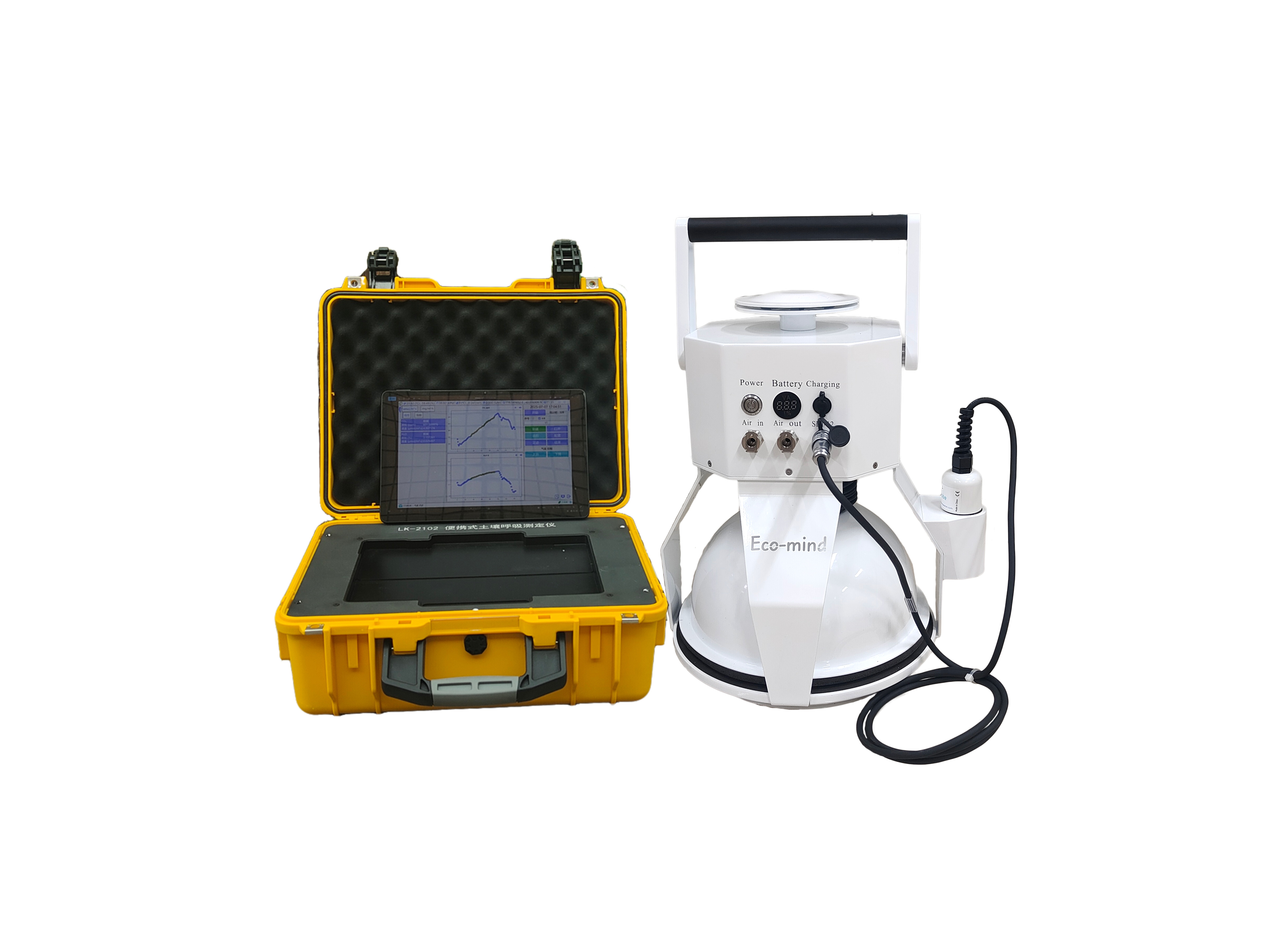 LK-2100 Portable CO2/CH4/H2O soil respiration measurement system