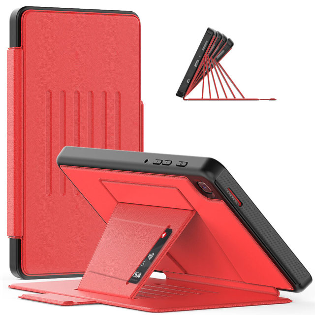 Auto-sleep function tablet case for Samsung tab A7 lite T220/T225 8.7inch Multi-position adjustment bracket shockproof protective cover Magnetic flip cover for tablets Flip cover tablet case manufacturer
