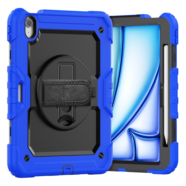 Heavy Duty Rugged TPU Tablet Case For Lenovo tab M10 PLUS 10.6 3RD gen 125FU/128FU Protective Cover With  360 Rotation Hand Strap for Lenovo tab case Trusted Lenovo Tab case supplier