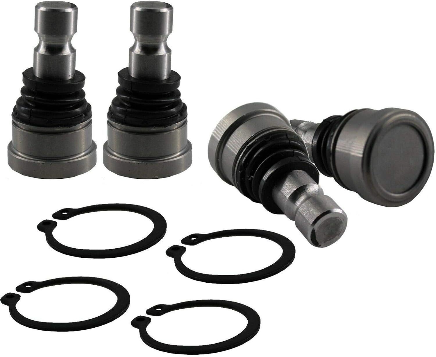 Ball Joint Set for All Polaris RZR 800 570 900, 10-20 Sportsman 850,15-20 Scrambler 1000,Polaris Ranger 800 900 XP/Crew,4pcs ATV/UTV A-Arm Front Ball Joint Joints Set Upper and Lower Replaces 7061220