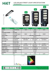 HIET LED Solar Streetlight  Daylight