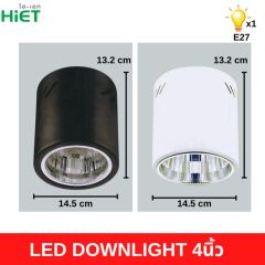 HIET Surface Mounted Downlight 4" 6" ดาวน์ไลท์ bulb