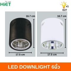 HIET Surface Mounted Downlight 4" 6" ดาวน์ไลท์ bulb