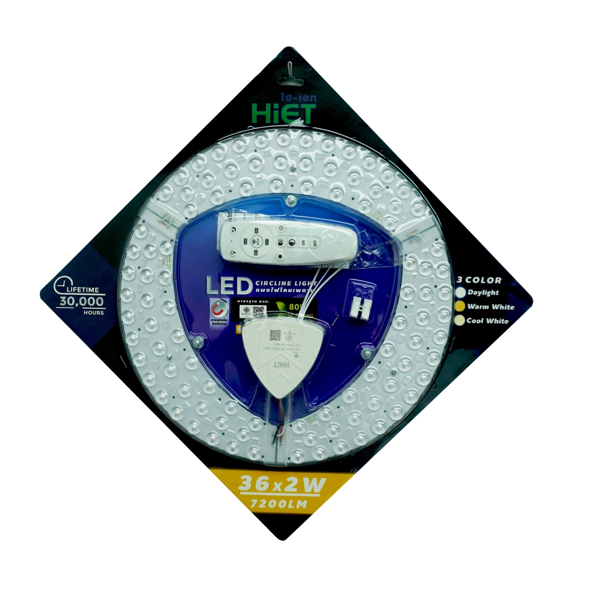 HIET  LED Circline หลอดไฟ LED ติดเพดาน
