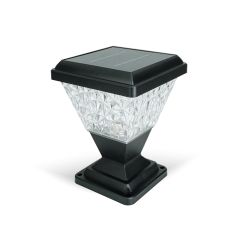 HIET Solar Light โคมไฟหัวเสา Square RGB + ขั้ว E27