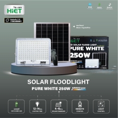 HIET LED SOLAR FLOODLIGHT รุ่น PUREWHITE