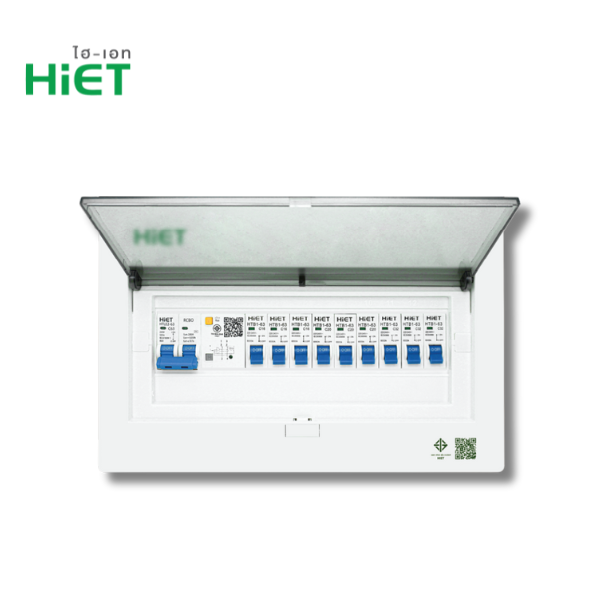 HIET consumer unit  RCBO 2PN (ตู้กันดูด)