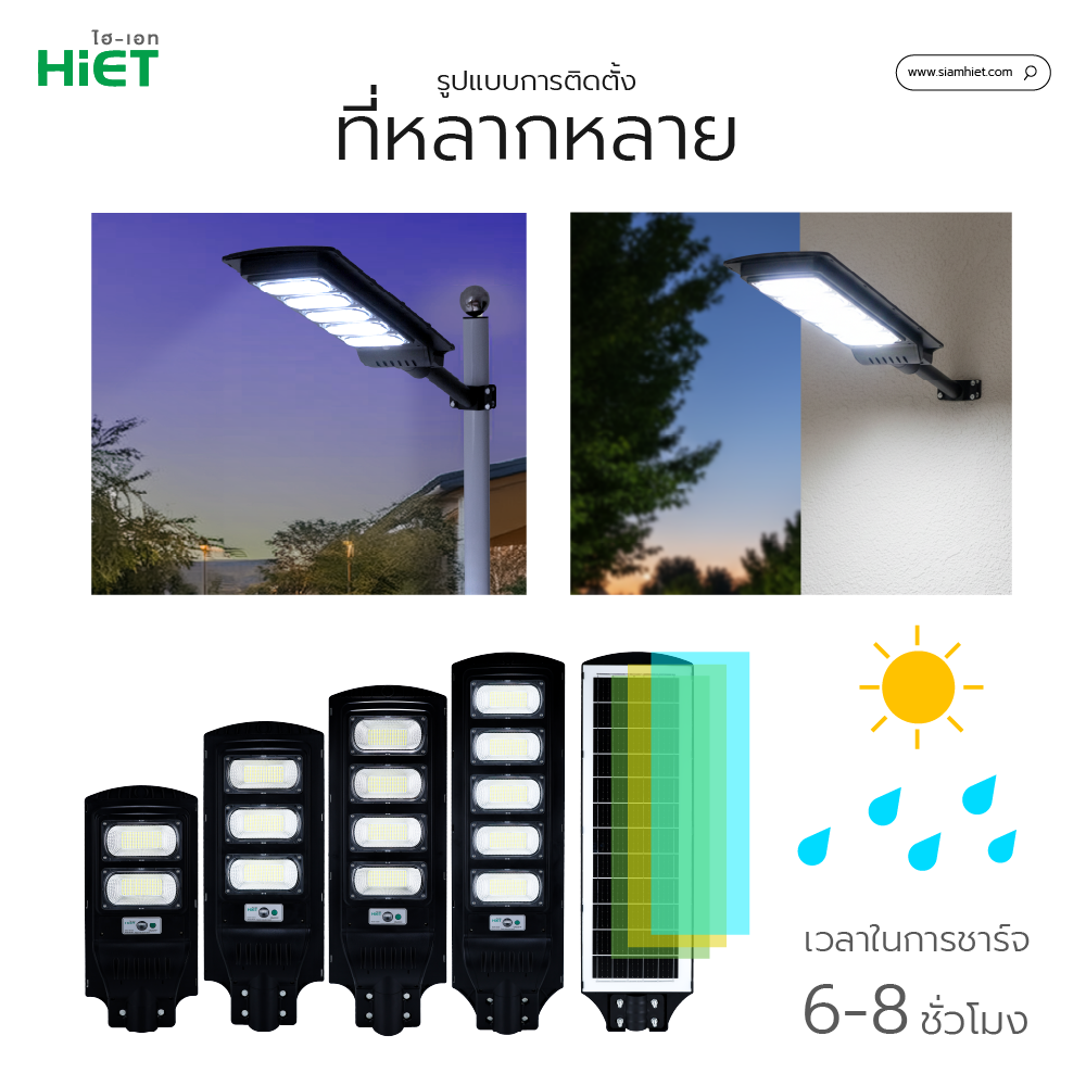 HIET LED Solar Streetlight  Daylight