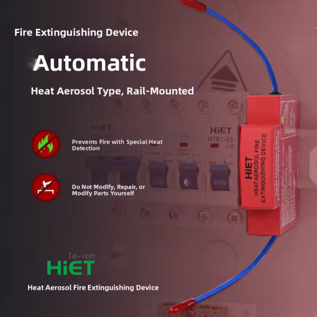 Electrical panel fire extinguisher  Automatic fire suppression device Fire safety equipment