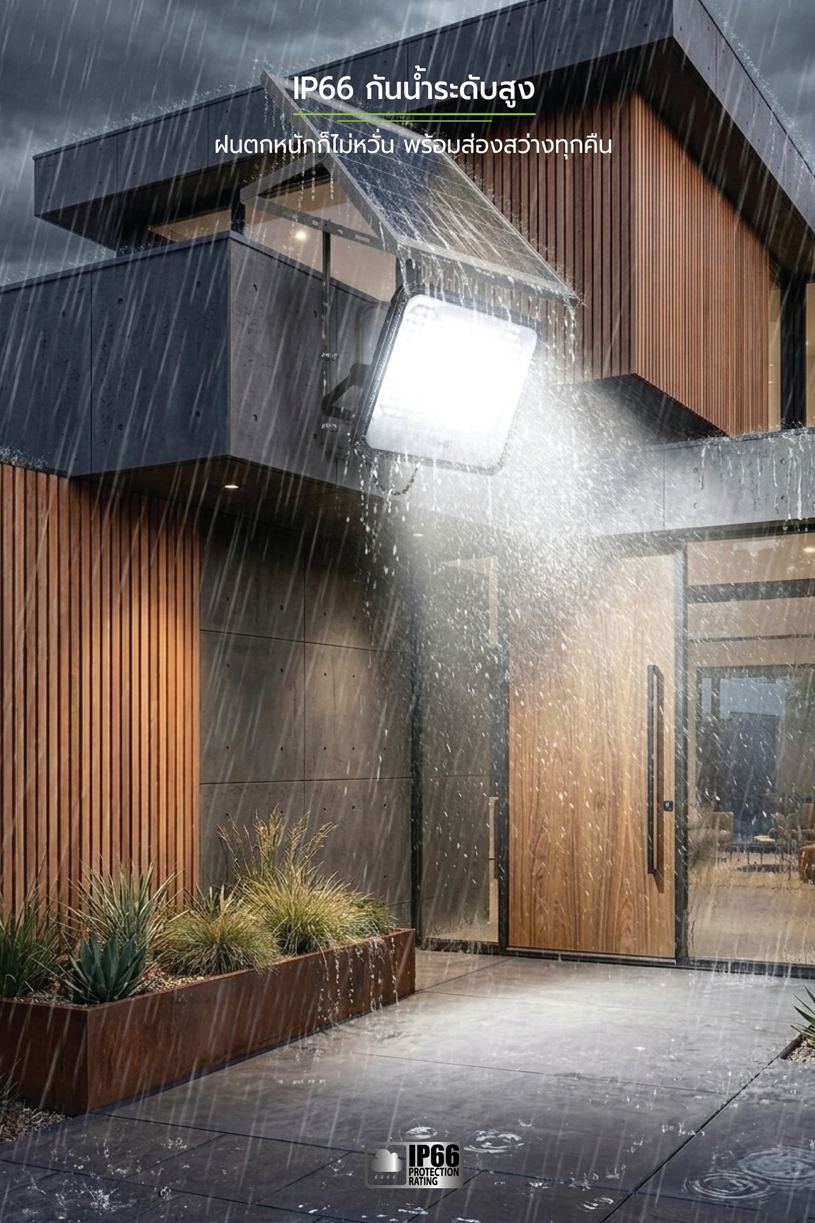 HIET Solar Floodlight รุ่น “แสบตา”