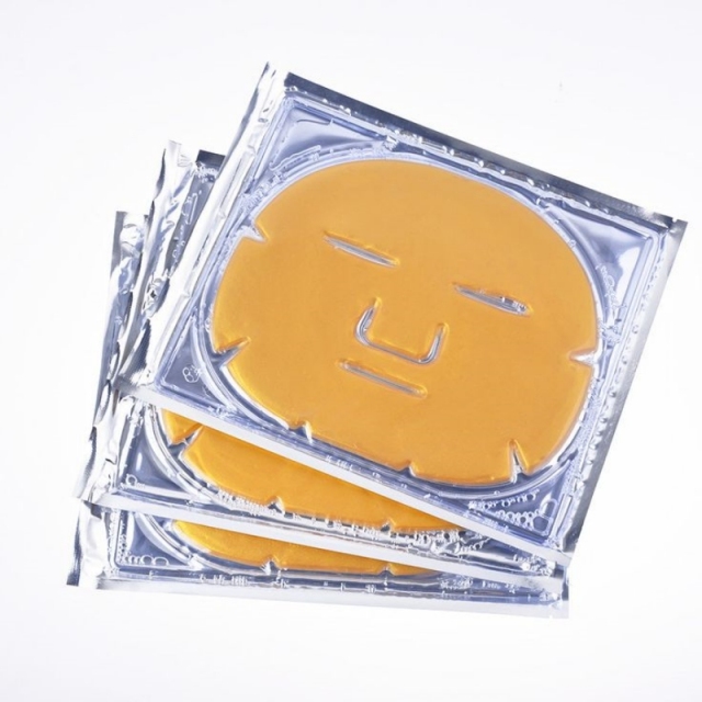 OEM ODM 24k Gold Anti-Wrinkle Energizing Collagen Face Mask-Deep Cleaning Firming Tear-Off Mask, Anti-Wrinkle Anti-Aging Facial Mask