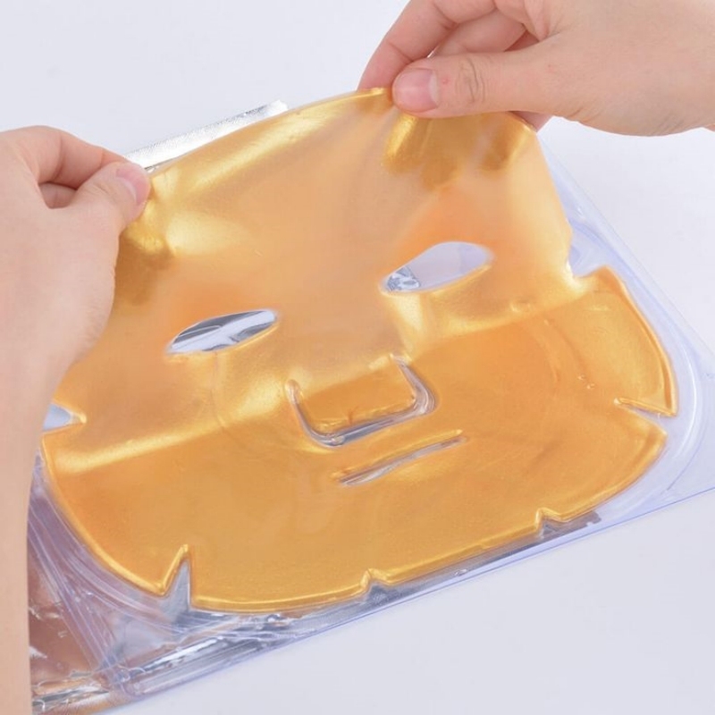 OEM ODM 24k gold  hydrogel collagen facial masks- Anti Aging Face Mask
