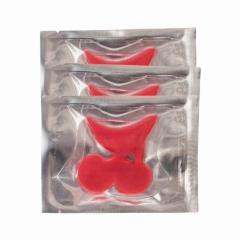 Private Label Factory OEM Red cherry shape  Eye Gel Pads Hydrogel Eyes Patche