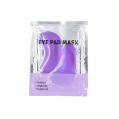 Private Label OEM Reduce Dark Circles Puffy Eyes Collagen Purple Under eye mask