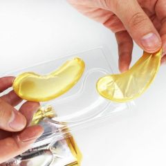 Private label OEM 24K gold Vegan Marine Collagen Hydrogel Eye mask