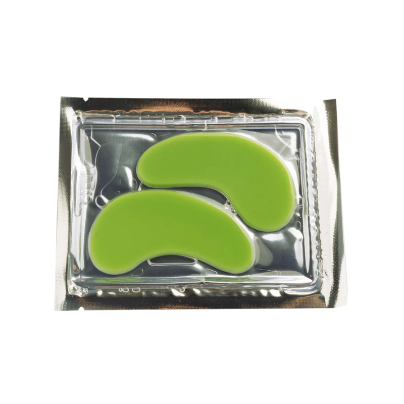 Private label OEM Green Tea Reduce Dark Circles Anti Aging Collagen Gel Under Eye Patche