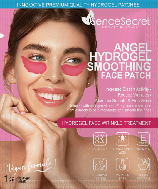 Private Label pink heart shape Remove Dark Circles puffiness Eye Gel Pads Hydrogel Eyes Patche