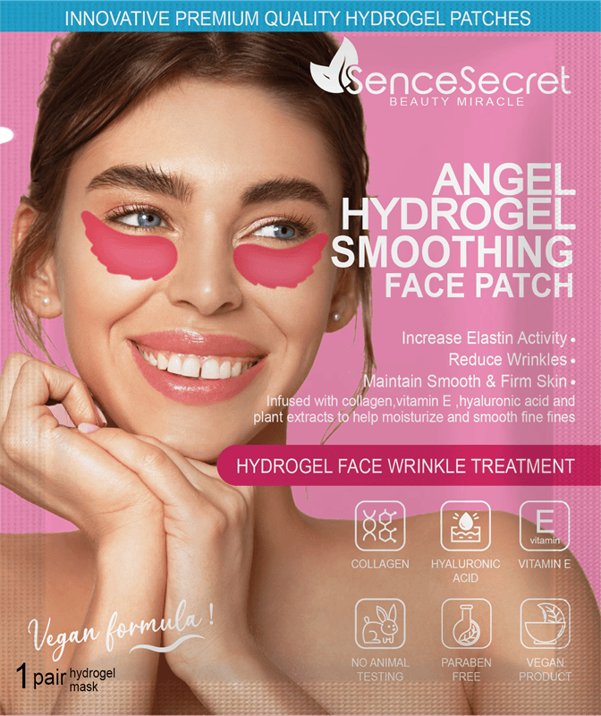 Private Label Red cherry shape Remove Dark Circles puffiness Eye Gel Pads Hydrogel Eyes Patche