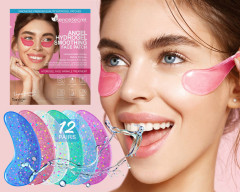 China Factory Private label OEM Anti Wrinkle Marine Collagen Eye Gels with Hyaluronic Acid  Anti Aging Hydrogel Eye Mask Patches