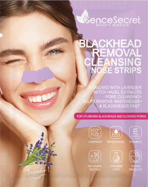 Deep Cleansing Bamboo Charcoal Nose Strips for Blackhead Removal For Men and Women